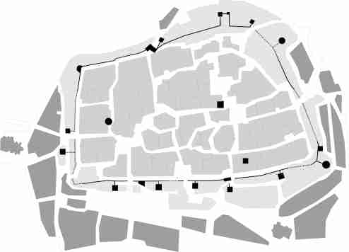 Plano Casco Histórico de Cáceres