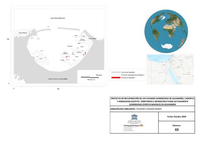 Plano de Territorios Sumergidos (Portus Magnus)